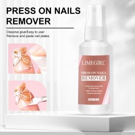 LIME GIRL Nail Polish Remover 60ml - Quickly Dissolves Glue and Penetrates Automatically.