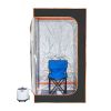 Portable Steam Sauna Tent Full Size, 1200W With Visible Window, Personal Sauna Blanket Kit for Home Spa, Detoxify & Soothing Heated Body Therapy