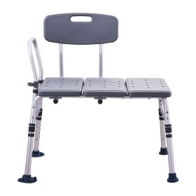 Tub Transfer Bench for Bathtub, Adjustable Shower Seats for Adults, Lightweight Shower Bench for Elderly and Disabled