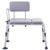 Tub Transfer Bench for Bathtub 500lbs, Shower Seats for Adults, Lightweight Shower Bench for Elderly and Disabled with Padded Seat