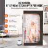Portable Steam Sauna Tent Full Size, 1200W With Visible Window, Personal Sauna Blanket Kit for Home Spa, Detoxify & Soothing Heated Body Therapy