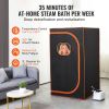Portable Steam Sauna Tent Full Size, 1000W Personal Sauna Blanket Kit for Home Spa, Detoxify & Soothing Heated Body Therapy