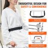 Sliding Tub Transfer Bench, Height Adjustable Bathtub Transfer Bench with Cut-Out Seat, Reversible Backrest & Safety Belt