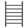 6 Bars Towel Warmer Rack, Wall Mounted Heated Towel Rack for Bathroom, IPX5 Waterpoof Towel Heater Rack with Timer & LED Display Screen