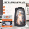 Compact Portable Steam Sauna Tent, 1200 Watt Sauna Blanket with Chair & Storage Bag, Home Therapeutic Sauna Tent for Detox Relaxation