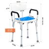Shower Chair, 400 lbs Capacity, Shower Seat with Back, Adjustable Height Shower Stool, Shower Chair for Inside Shower Bathtub