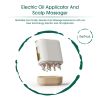 Electric Oil Applicator Scalp Massager 2 in 1 for Hair Growth - Rechargeable Waterproof Vibrating Hair Serum Comb
