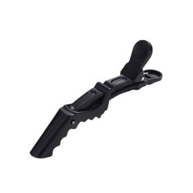 Plastic Positioning Partition Hair Tools Barrettes (Option: Black-No logo)